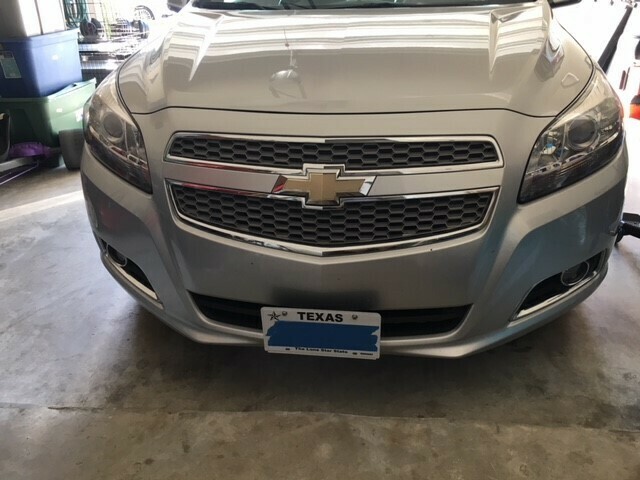 Sly Bracket fits Chevrolet models with horizontal slat lower grille.