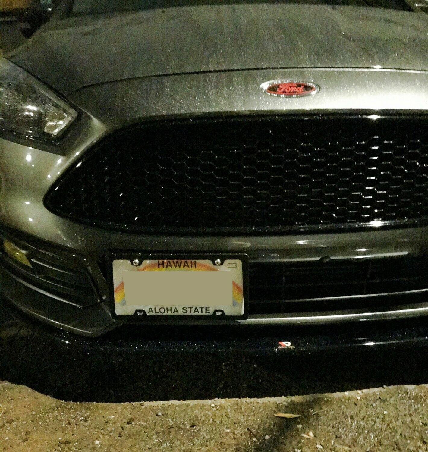 Sly Bracket fits Ford models with horizontal slat lower grille.