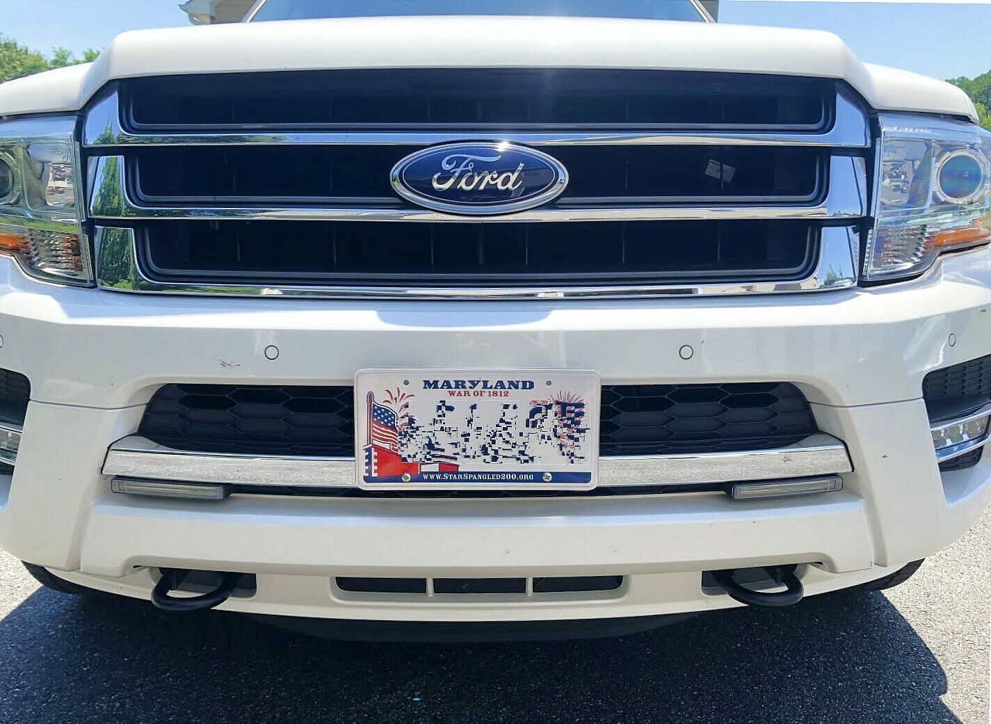 Sly Bracket for Ford models with mesh lower grille