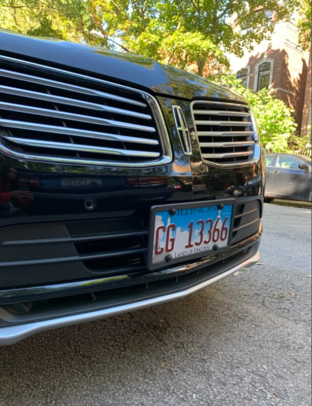 Sly Bracket fits Lincoln models with horizontal slats lower grille