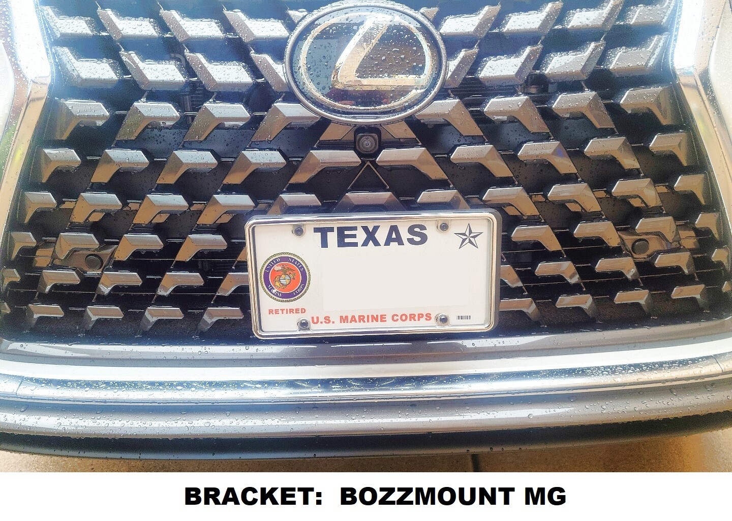 Sly Bracket for Lexus models with mesh-style lower grille