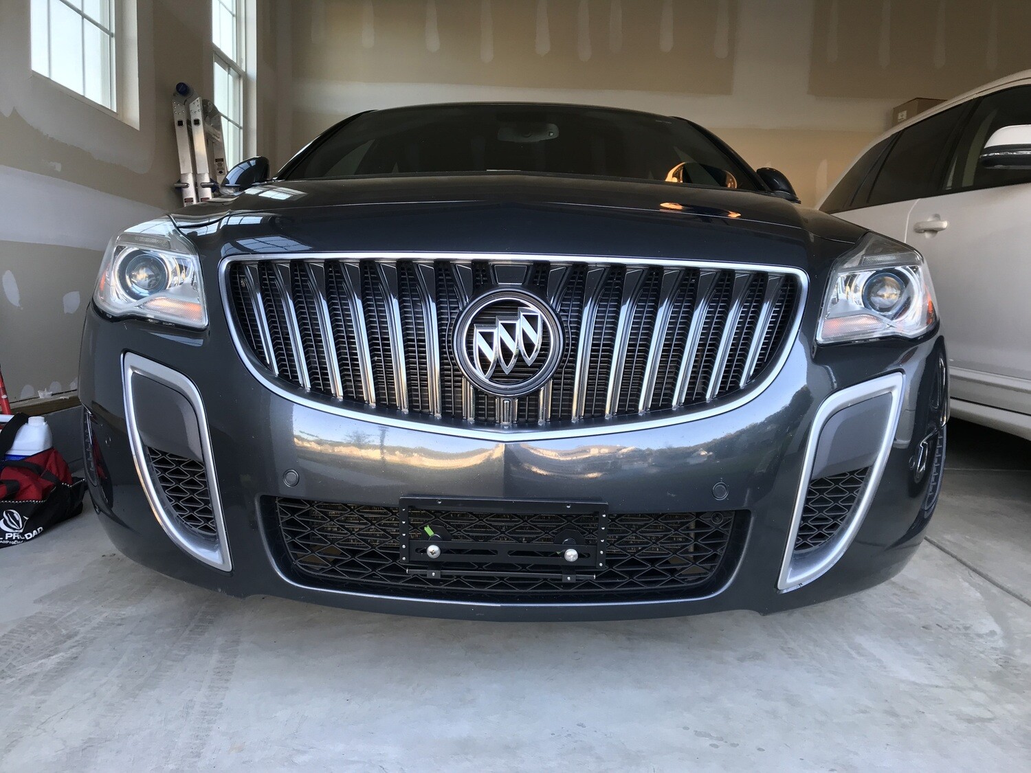 Sly Bracket for Buick models with mesh-style lower grille.