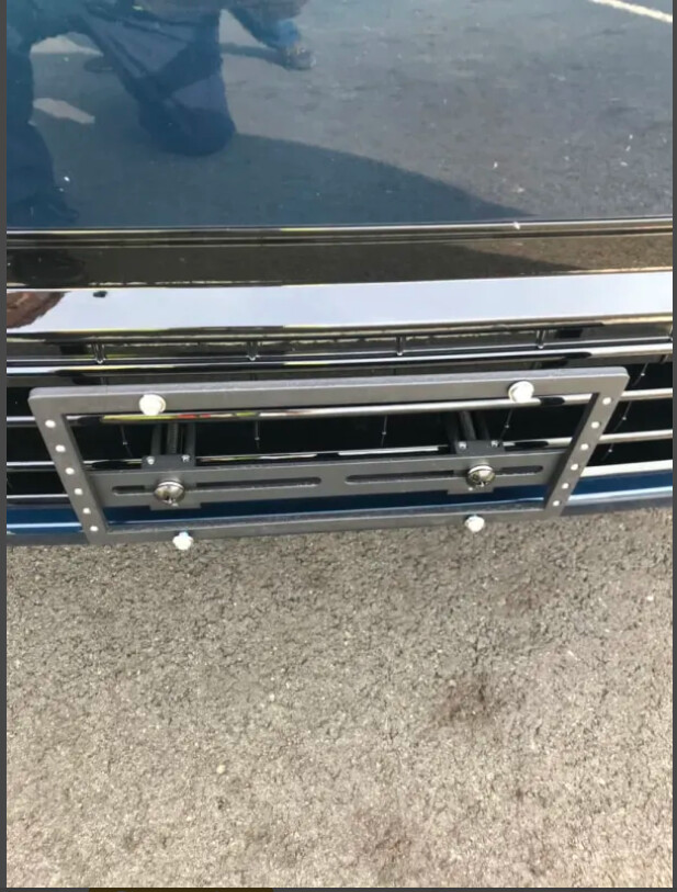 Sly Bracket fits Volkswagen models with horizontal or vertical slats lower grille.