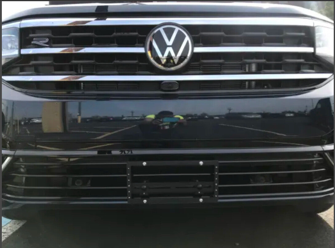 Sly Bracket fits Volkswagen models with horizontal or vertical slats lower grille.