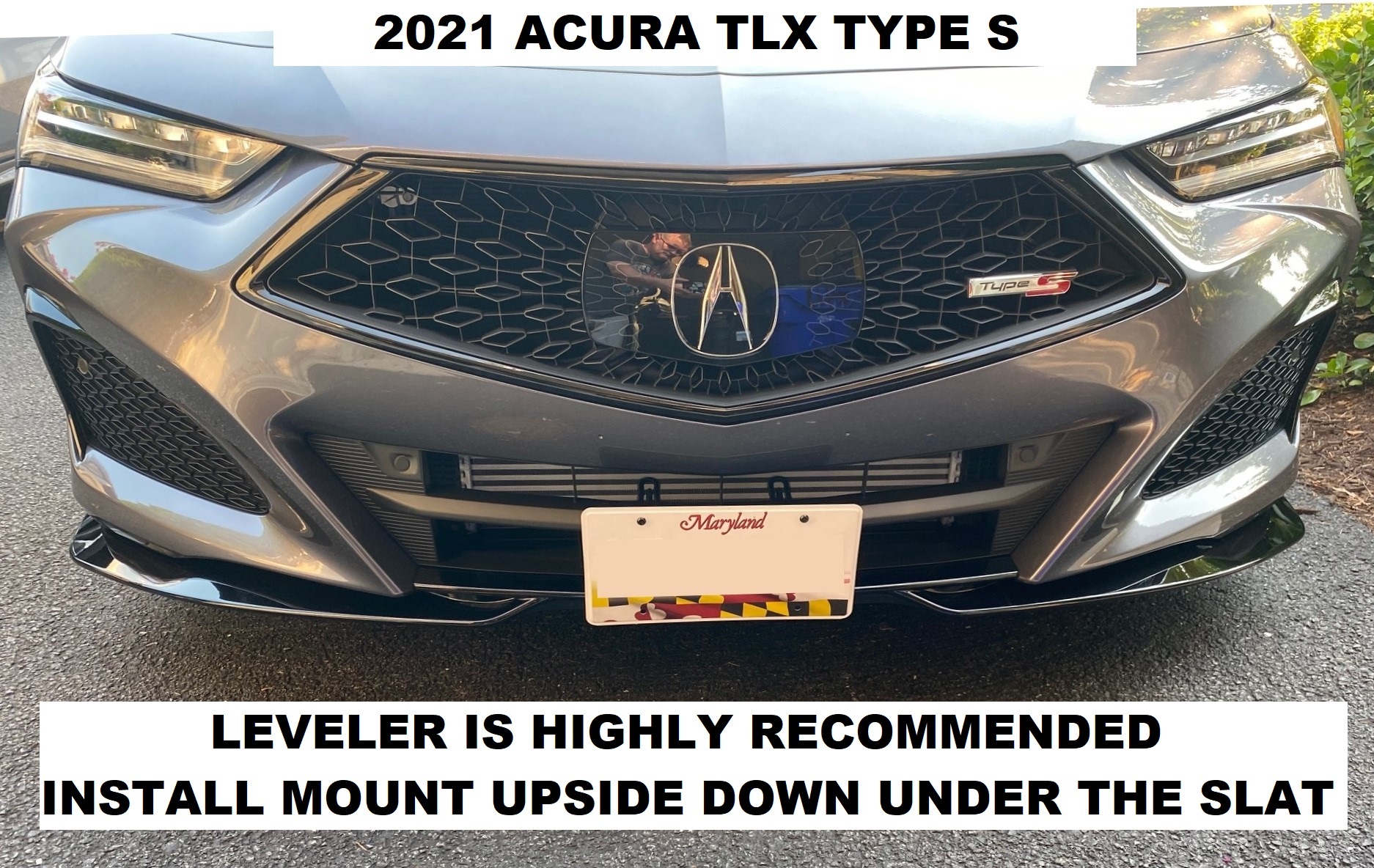 Acura tlx license plate frame online