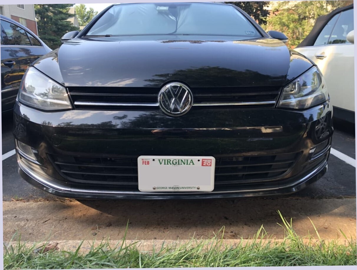 Sly Bracket fits Volkswagen models with horizontal or vertical slats lower grille.