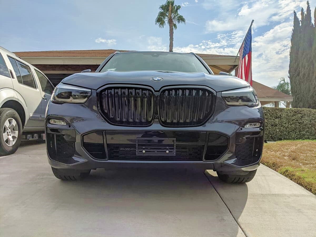 Sly Bracket for BMW models with mesh-style grille.