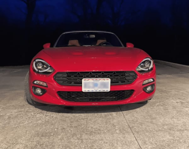 SLY BRACKET FOR FIAT 124 SPIDER WITH MESH STYLE LOWER GRILLE