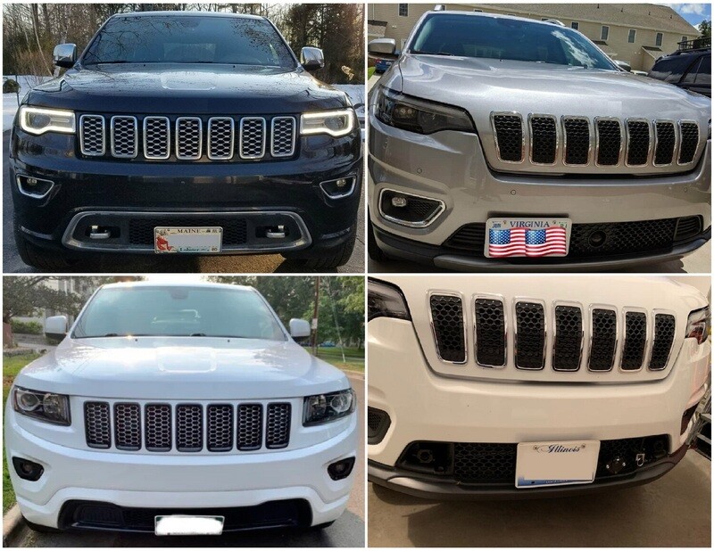 Sly Bracket for Jeep models with mesh-style lower grille.
