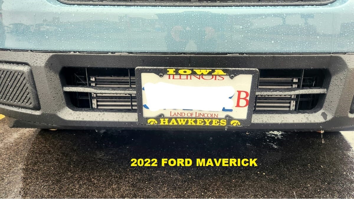 Sly Bracket fits Ford models with horizontal slat lower grille.