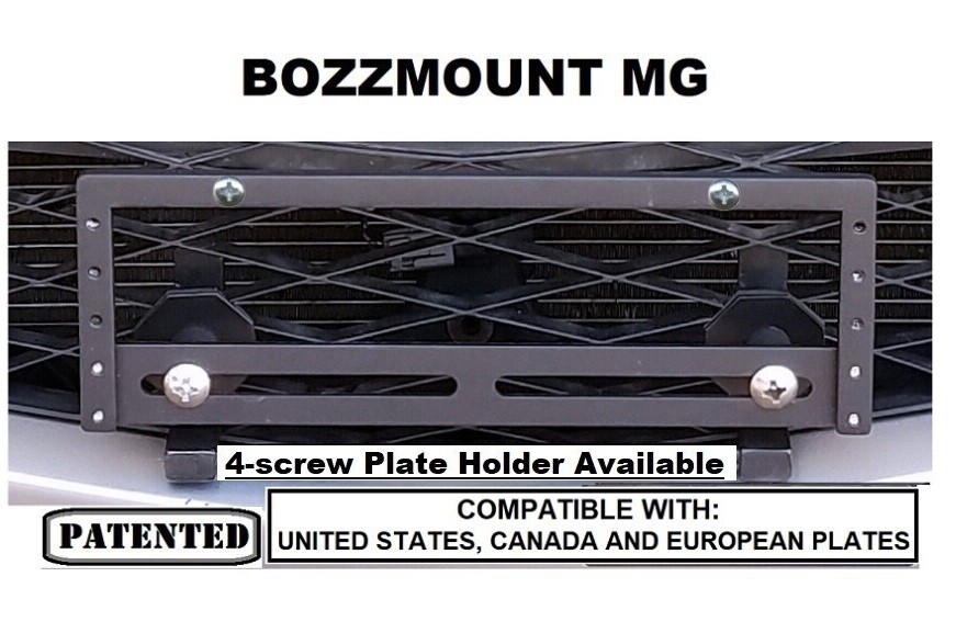 Sly Bracket for Audi RS5 with mesh-style lower grille.