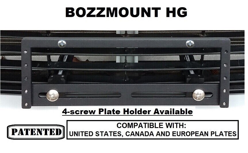 Sly Bracket fits 2018-2025 Honda Accord with horizontal slat lower grille.