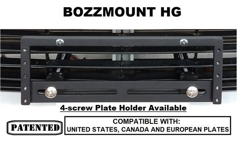 Sly Bracket fits Nissan models with horizontal slats lower grille.