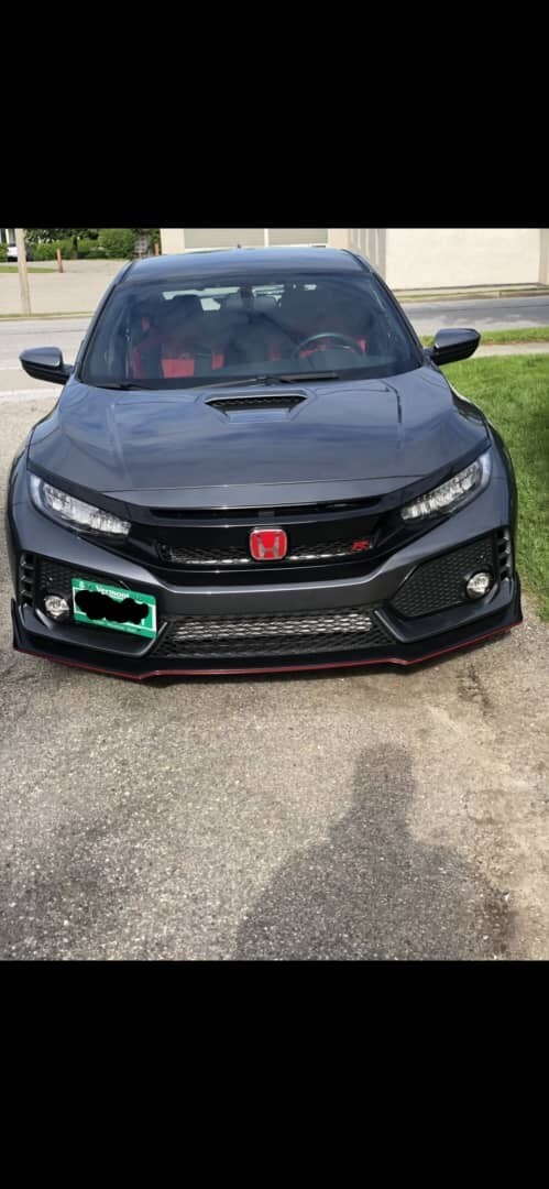 Sly Bracket for Honda Civic with mesh-style lower grille.