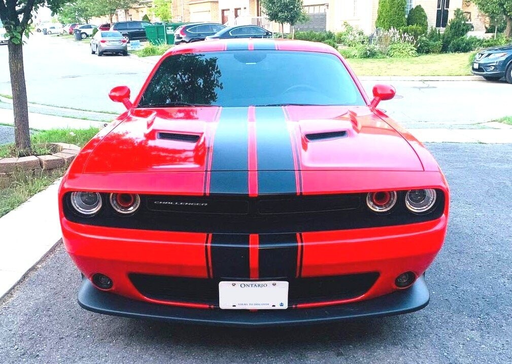 SLY BRACKET FOR DODGE CHALLENGER WITH MESH STYLE LOWER GRILLE