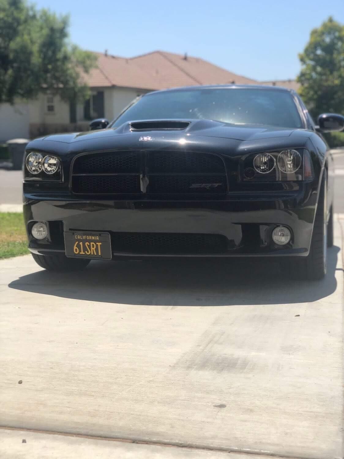 Sly Bracket for Dodge Charger with mesh-style lower grille