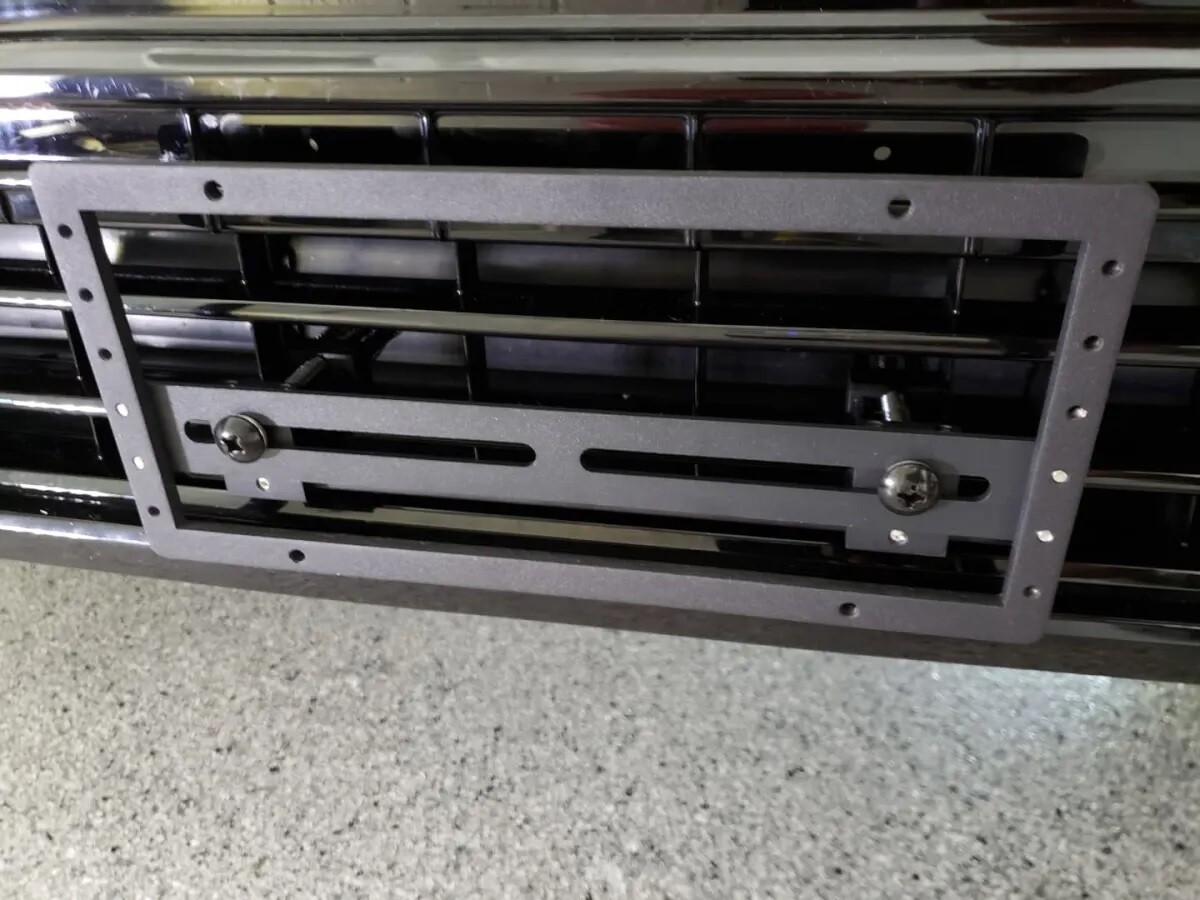 Sly Bracket fits Volkswagen Atlas with horizontal and vertical slats lower grille