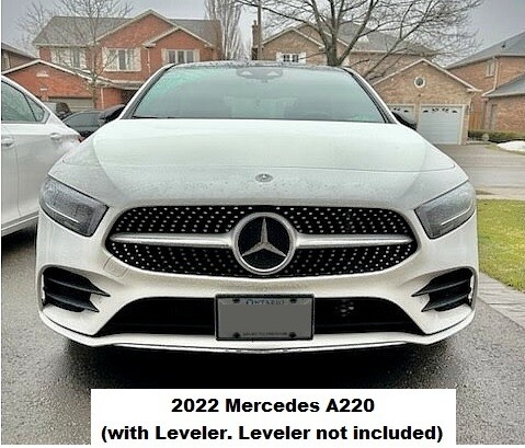 Sly Bracket for Mercedes-Benz models with mesh lower grille.