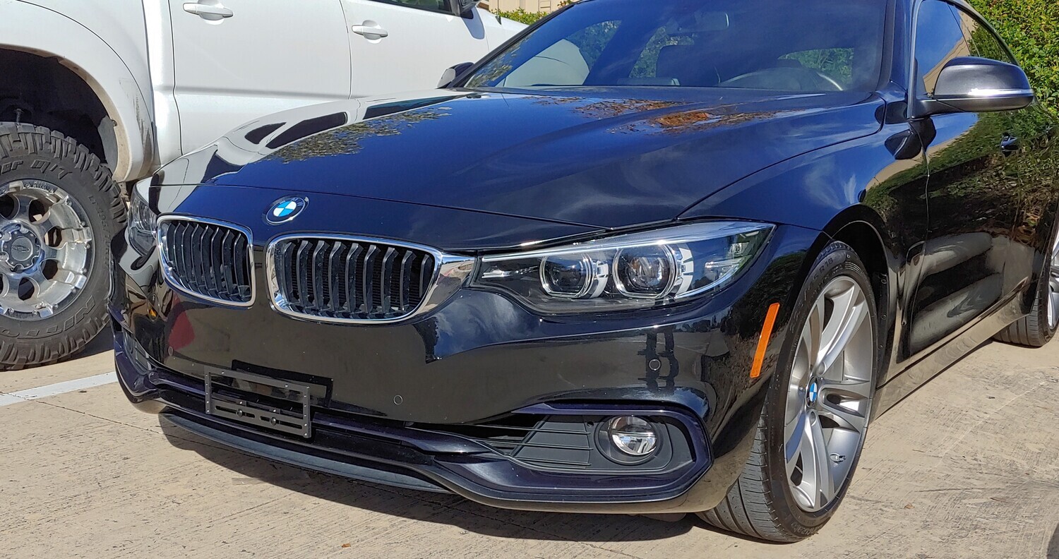 Sly Bracket fits BMW models with horizontal or vertical slats lower grille