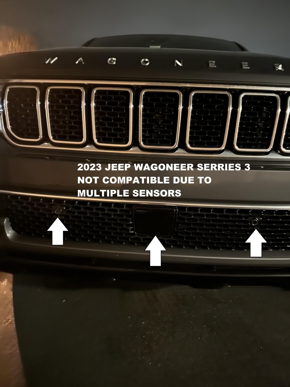 Sly Bracket for Jeep models with mesh-style lower grille.