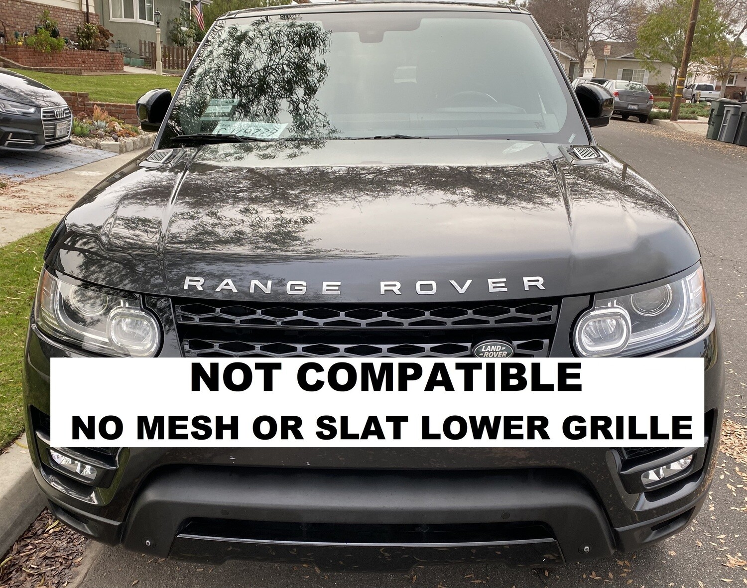 Sly Bracket for Land Rover models with mesh-style lower grille.