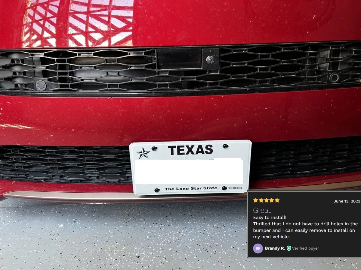 Sly Bracket for Land Rover models with mesh-style lower grille.