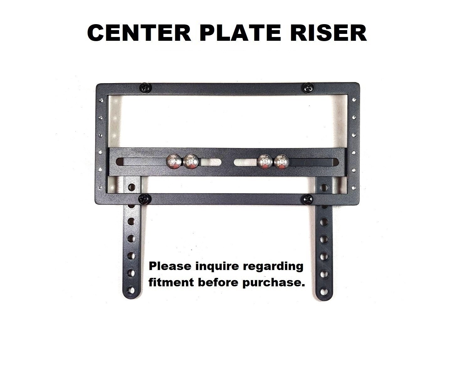 Sly Bracket fits 2022-2024 Audi RS3 Featuring Mesh Grille (Includes Center Plate Riser)