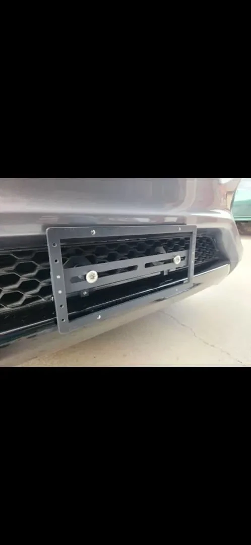 Sly Bracket for Jaguar F-Pace with mesh-style lower grille.