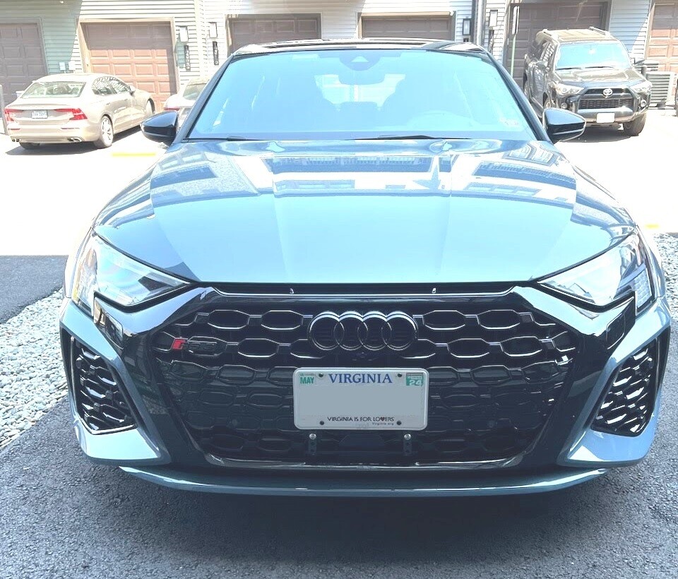 CENTER PLATE RISER with LEVELER- License Plate Riser For Lower Grilles with Center Parking Sensor or Drive Assist