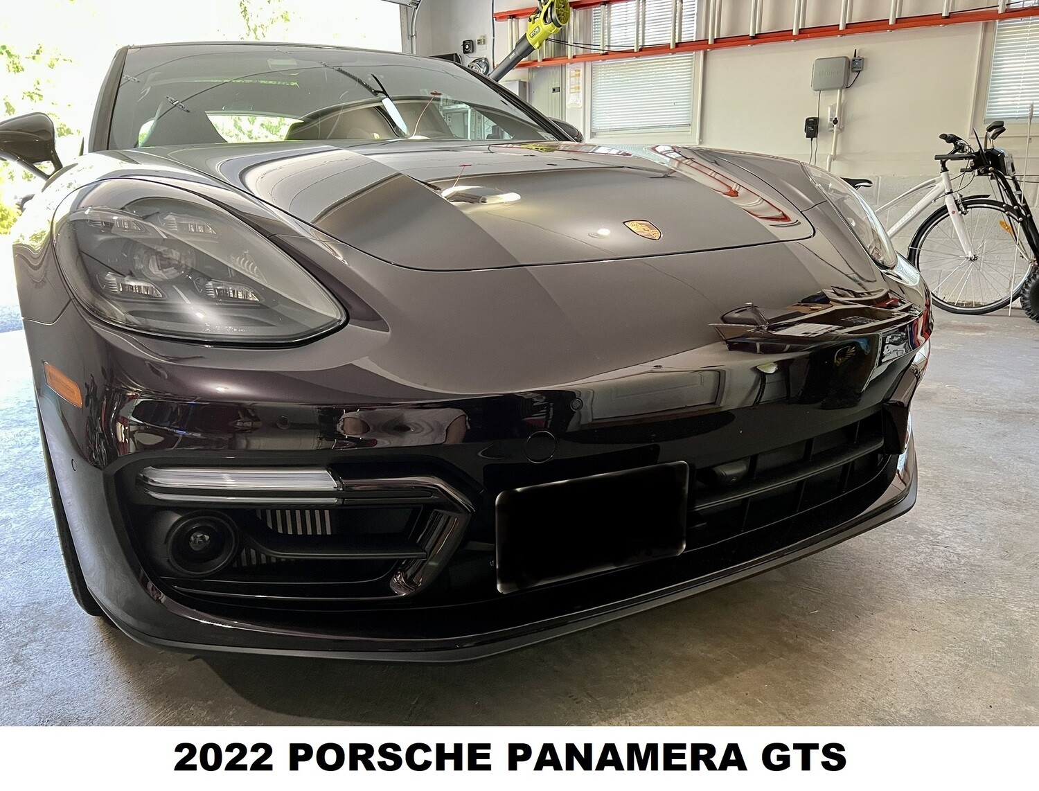 Sly Bracket fits Porsche Panamera with horizontal slats lower grille.