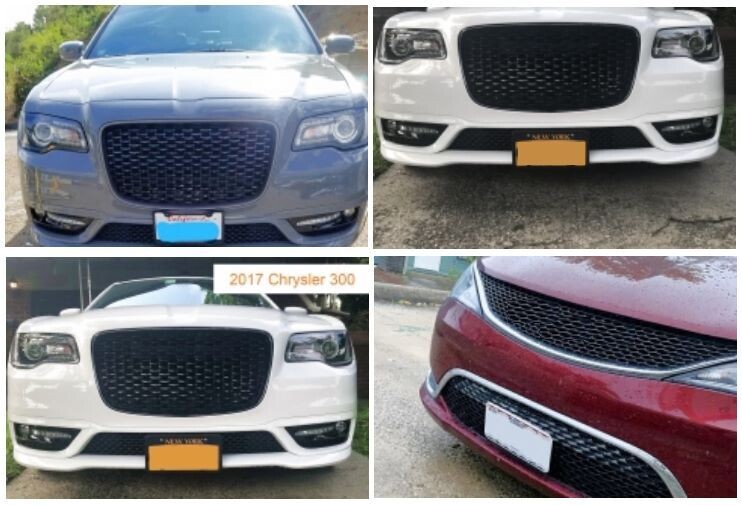 Sly Bracket for Chrysler models with mesh lower grille.