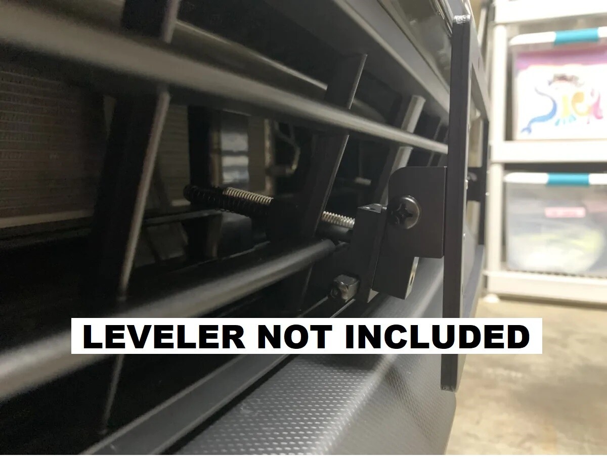 Sly Bracket fits Subaru Outback with horizontal slats lower grille.
