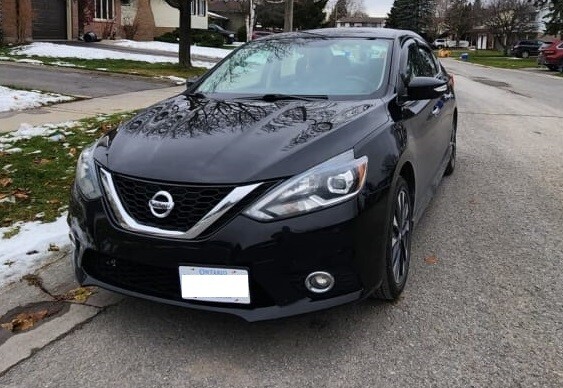Sly Bracket for Nissan Sentra with mesh lower grille.