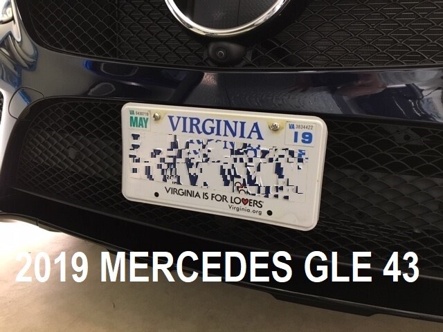 Sly Bracket for Mercedes GLE 450, 350 63, 53, 43 with mesh-style lower grille.