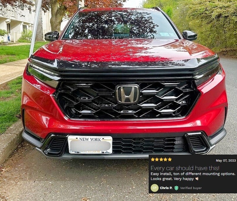 Sly Bracket for Honda CR-V with mesh-style lower grille.
