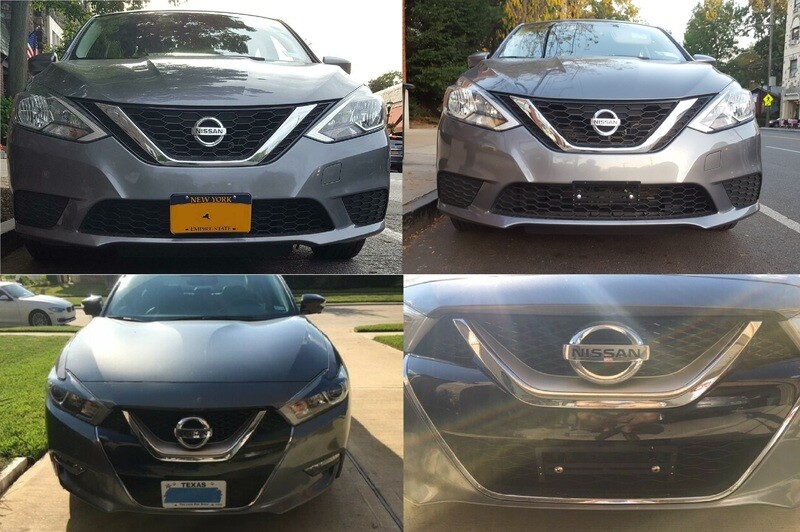Sly Bracket for Nissan models with mesh lower grille.