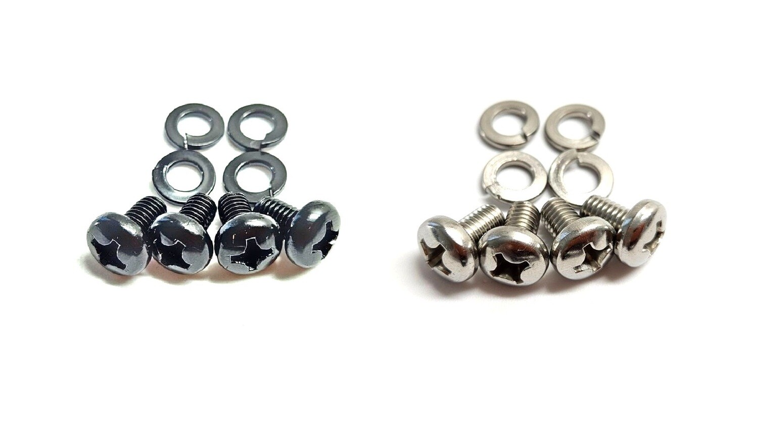 PHILLIPS LICENSE PLATE SCREWS WITH WASHERS (QTY 4)
