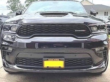 Sly Bracket for Dodge Durango with mesh-style lower grille.