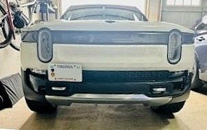 Sly Bracket for RIVIAN with mesh lower grille.