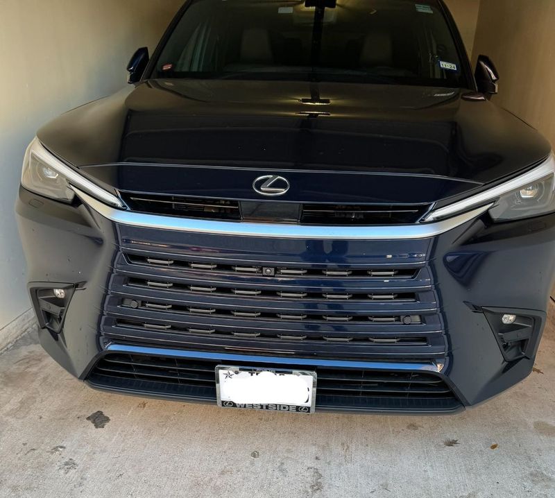 Sly Bracket fits 2024-2025 Lexus TX 500h and 350 with horizontal slats lower grille.