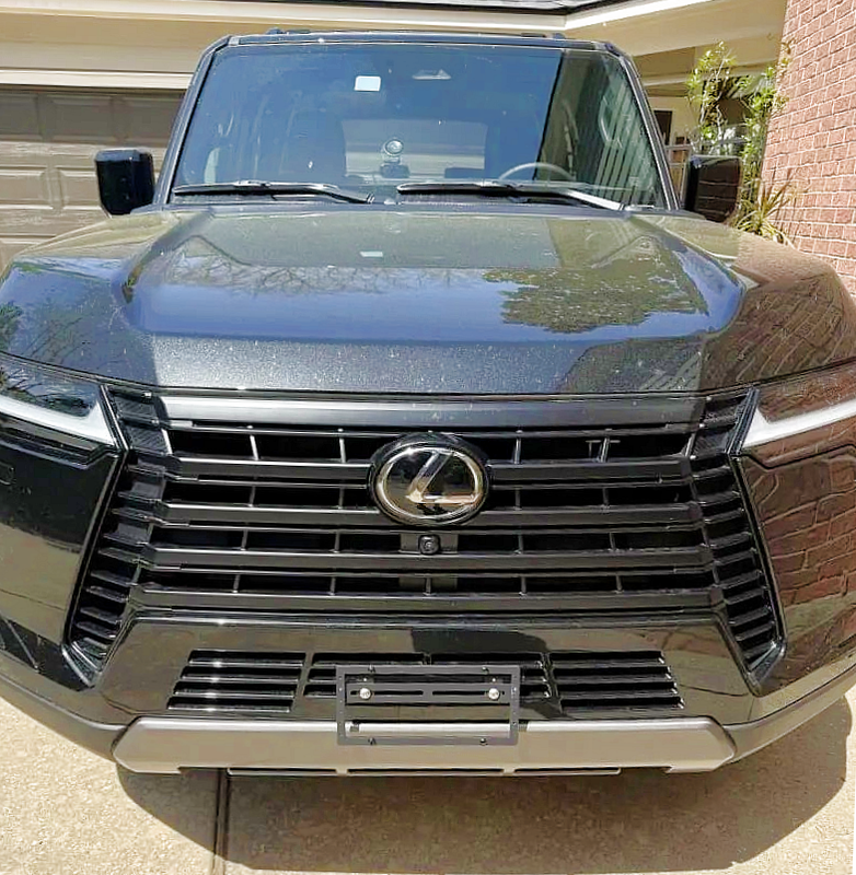SLY BRACKET FITS 2024 2025 LEXUS GX550 WITH HORIZONTAL SLATS LOWER GRILLE