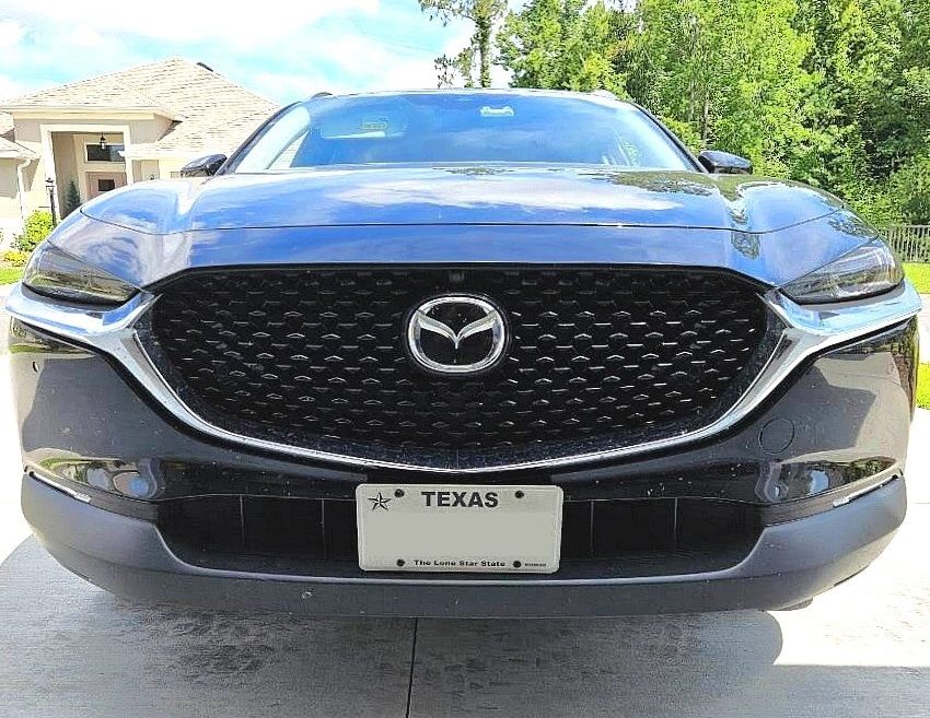Sly Bracket fits Mazda models with horizontal slats the lower grille.