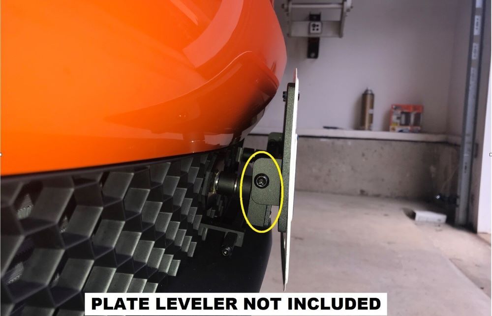 Sly Bracket for Acura models with mesh-style lower grille.