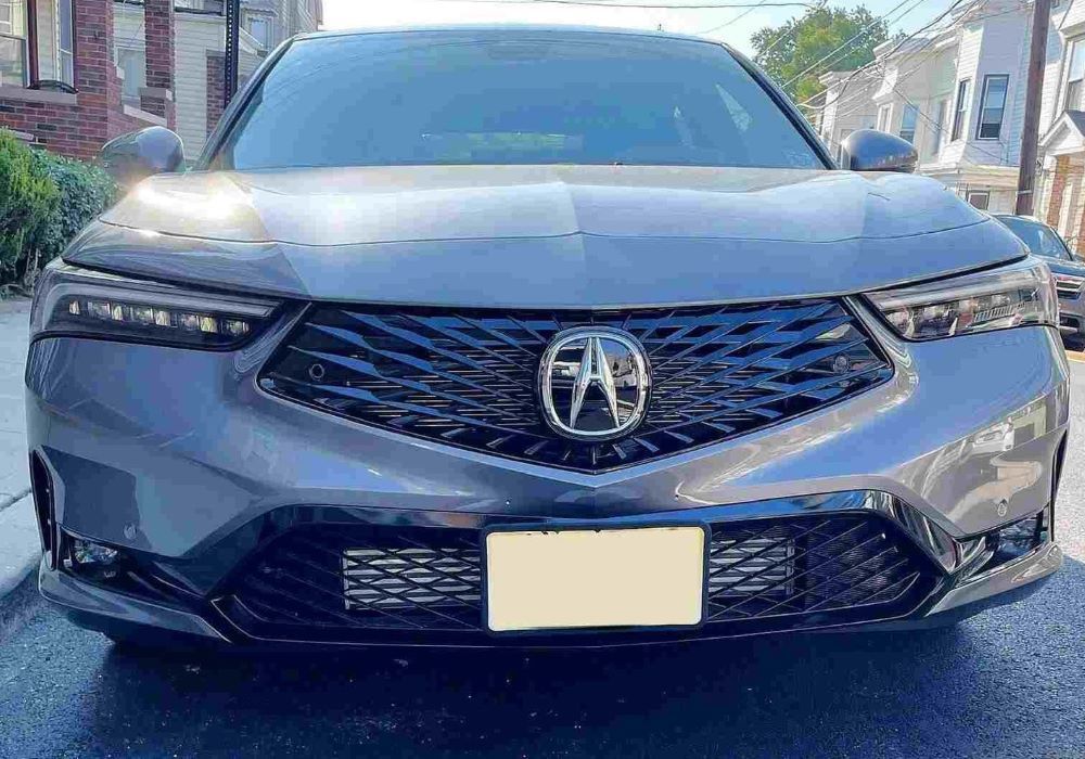 Sly Bracket for Acura models with mesh-style lower grille.
