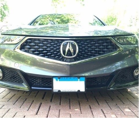Sly Bracket for Acura models with mesh-style lower grille.