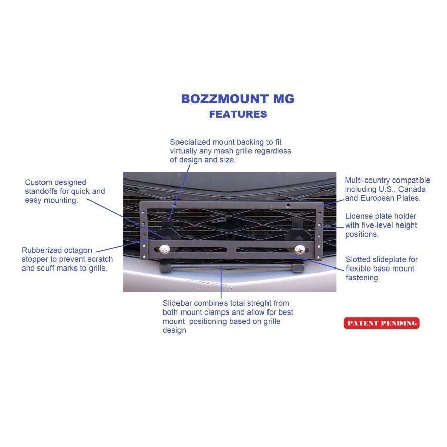 Sly Bracket for Acura Integra with a mesh-style lower grille.