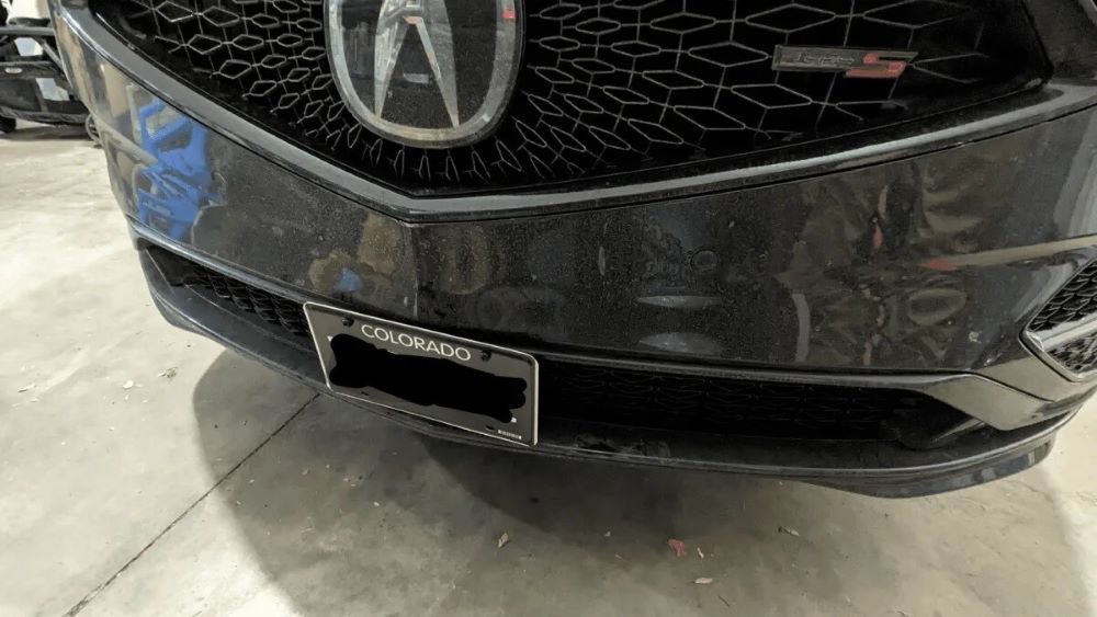 Sly Bracket for Acura models with mesh-style lower grille.