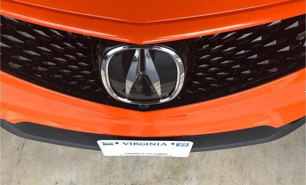 Sly Bracket Acura RDX featuring a mesh-style lower grille.