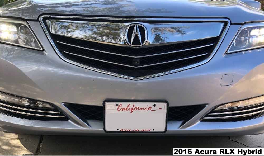 Sly Bracket for Acura RLX featuring mesh-style lower.