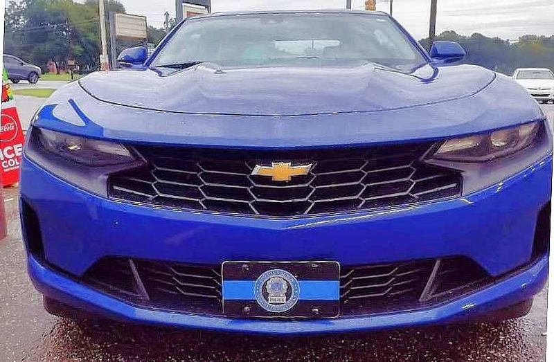 Sly Bracket fits Chevy Camaro with horizontal slats lower grille.